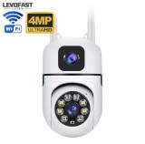 Cameră supraveghere WiFi V380 Pro 4MP Dual Lens, rotire 350&deg;
