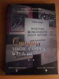 OMAGIU VIRGIL CANDEA LA 75 DE ANI, VOL. II coordonator PAUL H. STAHL , Bucuresti 2002