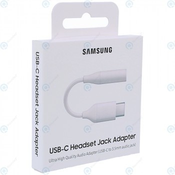 Adaptor mufă pentru căști Samsung USB-C alb (Blister UE) EE-UC10JUWEGWW