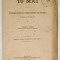 10 MAI , CUVANTARE ROSTITA LA TEATRUL NATIONAL DIN BUCURESTI IN ZIUA DE 10 MAI 1912 de PETRE V. HANES , APARUTA 1913