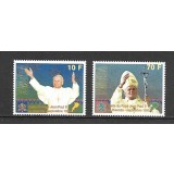 RWANDA 1990 PAPA IOAN PAUL II COTA MICHEL 18 EURO