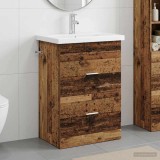 Cumpara ieftin Set de mobilier pentru baie Lemn vechi 61 x 40 x 84,5 cm