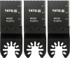 Set de 3 panze HCS 34 mm pentru unealta multifunctionala YT-82220 YATO