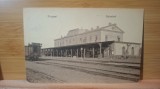 Carte postala AA8 Gara din Focsani 16 octombrie 1917 circulata