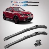 Cumpara ieftin Stergatoare TeamCar&reg; Set Fata Hybrid pentru Nissan Juke F15 (2010-2017), 550mm+400mm, Prindere Carlig J