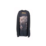 Pelerina pentru frizerie sau coafor, Wmark CC013, 140x160cm, impermeabila, prindere cu cleme, Tiger