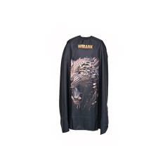 Pelerina pentru frizerie sau coafor, Wmark CC013, 140x160cm, impermeabila, prindere cu cleme, Tiger foto