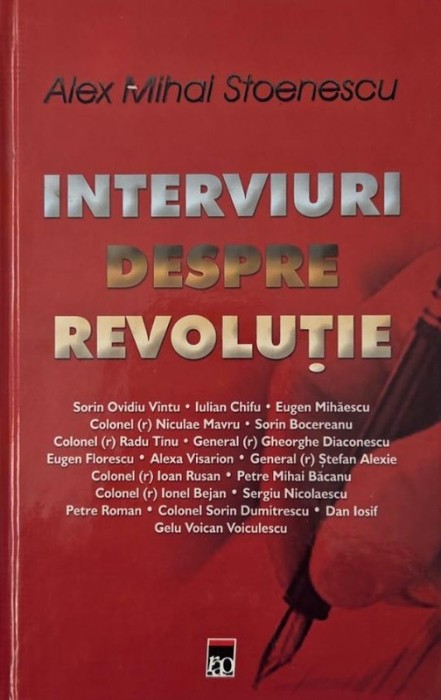 Interviuri despre revolutie - Alex Mihai Stoenescu