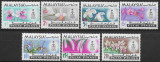 Pulau Pinang(Malaysia) 1965 - Flori, orhidee,serie neuzata