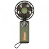 Ventilator Portabil Techsuit Z8, Mini, Verde, Reincarcabil USB, Birou, Masa, Silentios, Universal