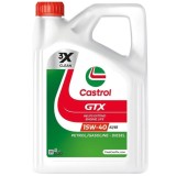 Ulei motor Castrol GTX 15W40 A3/B3, 4L. FIAT 9.55535-D2, MB 229.1, VW 501 01/505 00. Ulei auto