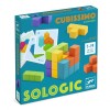 Joc Logica Cubissimo Djeco, 7 Piese Lemn, 30 Provocari, 7-99 Ani, Joc Educativ Inteligenta, Cub Perfect