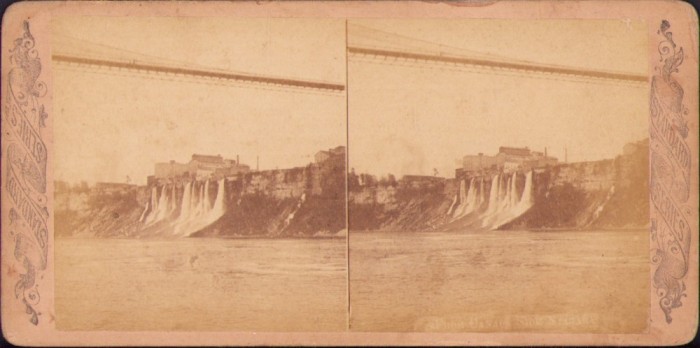 A2768N From Canada view Niagara, stereoscopic photo