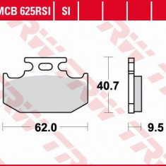 Set placute frana TRW MCB625SI – Kawasaki KX-KLX 125-250cc – Suzuki RM–RMX–DR 125-350cc – Yamaha FZR–DT-WR 50-600cc