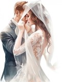 Sticker decorativ, Tineri Casatoriti, Alb, 78 cm, 1284STK-5