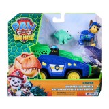PATRULA CATELUSILOR FILMUL CU DINOZAURI SET DINO VEHICUL DE POLITIE CU FIGURINA