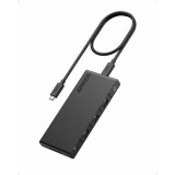 DOCKING Station Anker 10-in-1, porturi: 1xUSB-C PD-IN, 1xUSB-C, 1xUSB 3.0, 2xUSB 2.0,, 2 x HDMI 4K, 1 x RJ-45 1 Gbps, card reader SD, PD 100W, conecta