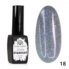 Oja semipermanenta Stardust, reflectorizant, Global Fashion 8ml, 18