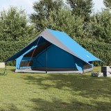 vidaXL Cort de familie A-Frame 7 persoane Albastru Impermeabil