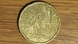 Franta - moneda de colectie - 20 euro cent 2020 - A doua harta a Europei