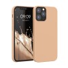 Husa pentru iPhone 12 / iPhone 12 Pro, Silicon, Crem, 52641.194, Carcasa, Kwmobile
