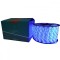 Instalatie craciun, 14 m, 336 led-uri, furtun luminos, albastru, transformator, 8 jocuri de lumini, sectionabila, 220 v, flippy