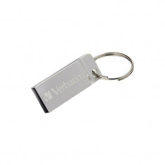 Memory stick USB 2.0 Verbatim Metal Executive 64 GB metalic, rezistent la apa, fara capac foto