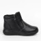 Botine dama ortopedice, piele ecologica Negru - 40