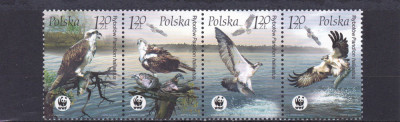 POLONIA 2003 FAUNA WWF PASARI SERIE MNH foto