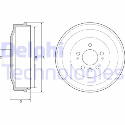 Delphi Tambur frana foto