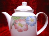 CEAINIC CAFETIERA PORTELAN CARL SCHUMANN CU DECOR FLORAL 21 CM