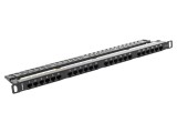 Patch Panel LANBERG Negru 24 Porturi Cat 6 Standard 19" RACK