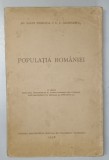 POPULATIA ROMANIEI de SABIN MANUILA si D.C. GEORGESCU, 1938