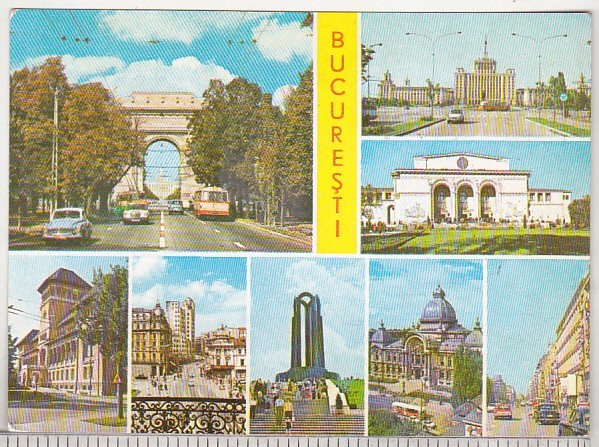 bnk cp Bucuresti - Vedere - uzata - marca fixa