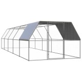 Cumpara ieftin Cotet de pasari pentru exterior, 3x10x2 m, otel zincat