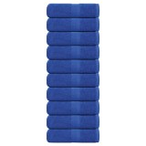 vidaXL Prosoape de baie, FROGN, 10 buc., albastru, 30x30 cm, 360 g/m&sup2; 136706