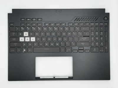 Carcasa superioara cu tastatura palmrest Laptop Gaming, Asus, TUF F15 FX507ZC4, 90NR09M1-R31UI1, iluminata, layout US foto