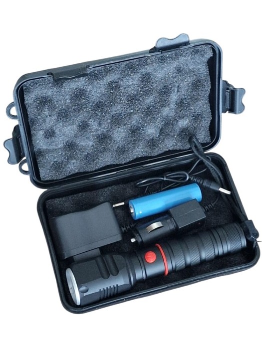 Lanterna Aluminiu LED cu acumulator