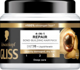 Schwarzkopf GLISS Mască de păr 4 &icirc;n 1 reparatoare, 400 ml