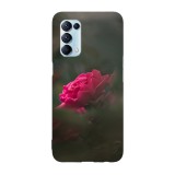 Husa compatibila cu Oppo Find X3 Lite model Beautiful Rose, Silicon, TPU, Viceversa, Transparent, Carcasa