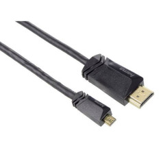 Cablu audio-video micro HDMI-HDMI Hama 122120 1.5m Negru foto