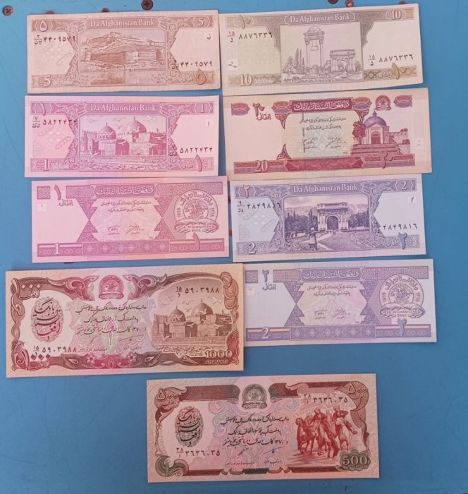 Bancnote Afganistan