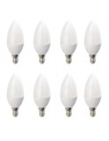 Set 8 Becuri LED Drimus E14 6W lumina rece DL-6062, Rece (4100 - 4999 K)