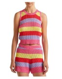 Costum de baie tricotat pentru femei (doar top-ul) United Colors of Benetton, multicolor, XS - OUTLET