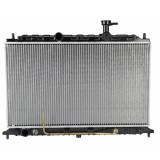 Radiator Kia Rio 05-11, motor: 1.4, 1.6, 642x370x15, OEM/OES, Aluminiu/ Plastic brazat, 253101G000; 253101G001