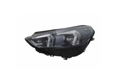 Far BMW X1 (U11), 07.2022-, partea stanga, HELLA, Type= MATRIX; LED; electrical; negru; fara unitate control LED; LED; fara the BMW mark, foto