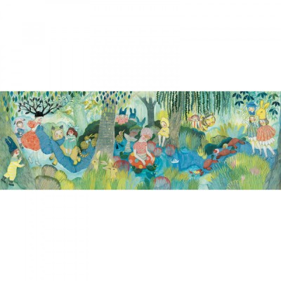 Puzzle Djeco 350 pcs, River party- petrecere la rau foto