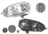 Far Volkswagen Golf 5 1k, 10.2003-05.2009; Jetta/Golf Combi 1k5/1km, 09.2005-09.2010, fata, Stanga, H7+H7+PY21W+W5W; electric; silver; cu motor, Depo