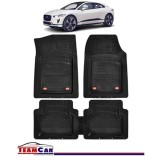 Covorase Auto TeamCar&reg; Tip Tavita Compatibile Jaguar I-Pace I (2018+) Negru Material Rezistent, Cauciuc