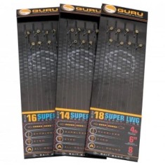 Carlige Legate GURU Super LWC Bait Band Rigs, Nr.18, 0.13mm/15cm, 8buc/pac foto
